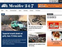 Tablet Screenshot of menifee247.com